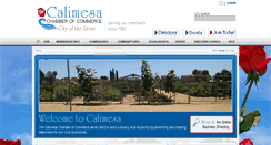 Desktop Screenshot of calimesachamber.com